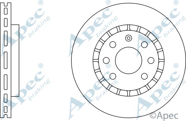 APEC BRAKING Jarrulevy DSK518